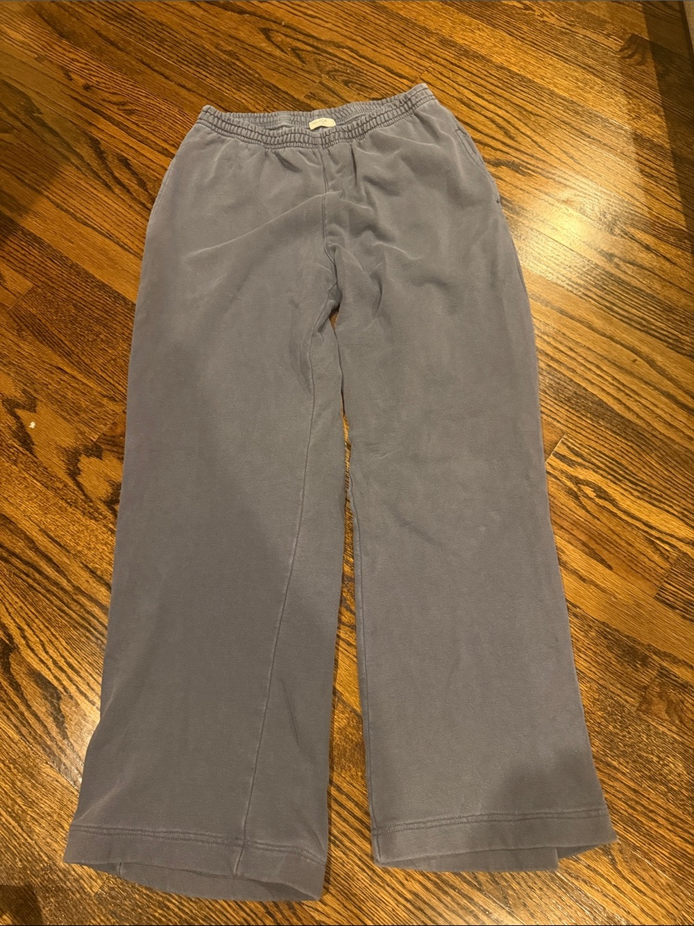 Brandy Melville - Wide-Leg Sweatpants in vintage blue